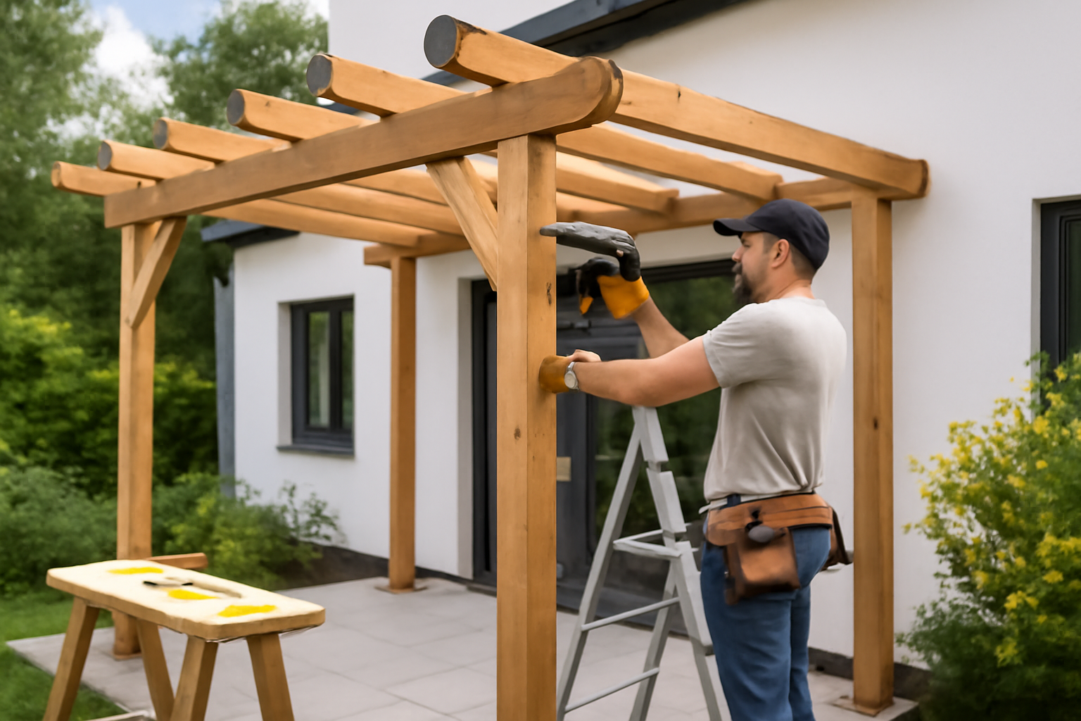 Comment installer une pergola bois : 5 étapes essentielles