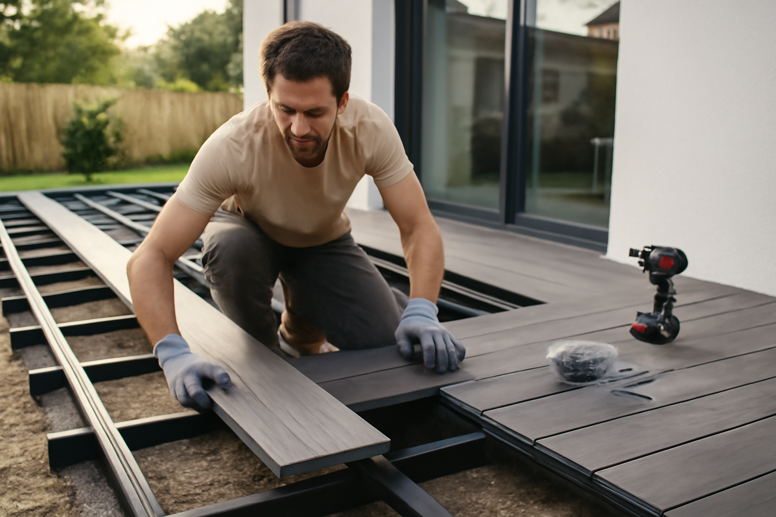 Comment poser une terrasse en composite en 7 étapes simples