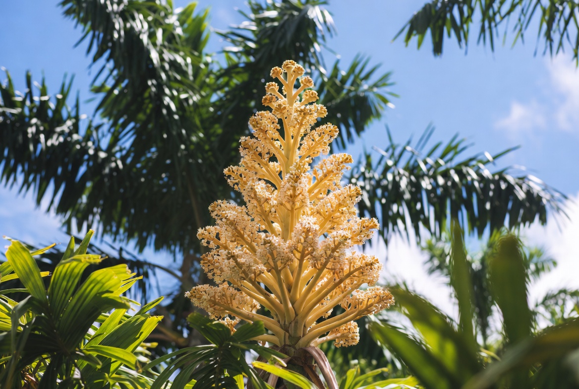 Fleur du palmier : floraison, soins et ce qu’il faut faire